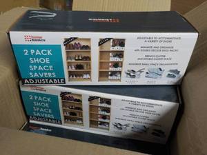 Case of 12 - 2 Pack Shoe Space Save...