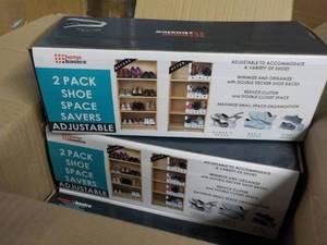 Case of 12 - 2 Pack Shoe Space Save...