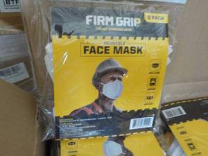 Case of 170 - 5 packs Firm Grip Fac...