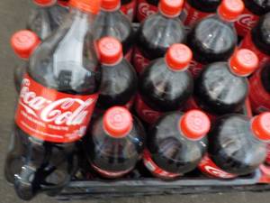 case of 12 - 1 liter bottles coca c...