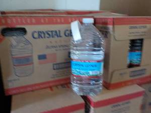 2 Cases 12 Gallon jugs Total Crysta...