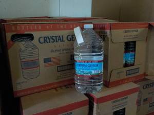 2 Cases 12 Gallon jugs Total Crysta...
