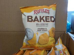 Case of Ruffles Baked Cheddar and S...