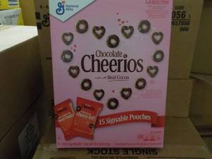 2 Cases Chocolate Cherrios in Signa...