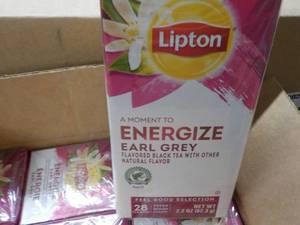 6 Boxes Lipton Energize Earl Grey B...
