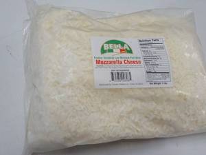 5 lb Bag Bella Mozzarella Cheese...