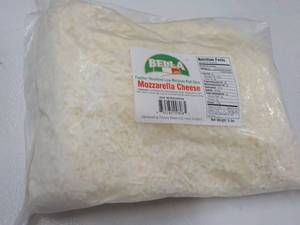 5 lb Bag Bella Mozzarella Cheese...