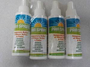 4-4oz Bottles Pain Spray...