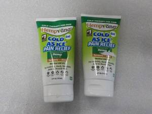 2 - 4 oz Tubes Hempvana Cold as Ice...