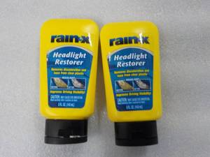 2 Rain Ex Headlight Restorer...