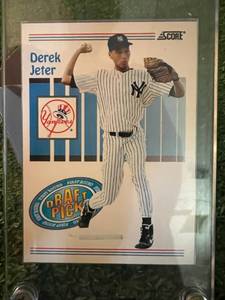 lot 66 image: Derek Jeter 1993 Score Draft Pick Card