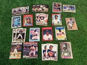 lot 99 image: Bo Jackson & Deion Sanders Cards