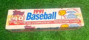 lot 121 image: 1991 Topps Baseball Complete Set Factory Sealed