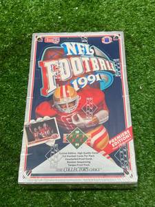 lot 130 image: 1991 UD Football Factory Sealed Box