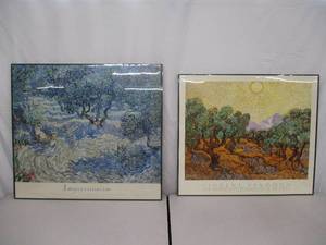 Lot of 2 Framed Van Gogh Prints- Contemporary Art. Impressionism