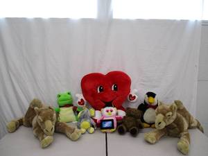 Lot of various Stuffed Animals