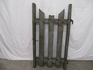 Adorable Vintage Wooden Gate. Original Paint and Hardware.