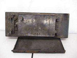 Vintage Heavy Cast Iron Coal Door. 16-S-11, 16-S-14