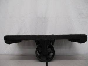 Vintage&nbspHeavy Cast Iron Dolly on Cast Iron Wheels