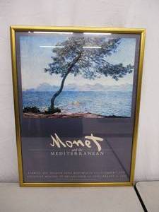 Framed Art Print. Monet and the Mediterranean 1997-1998