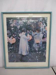 Framed Art Print. John singer Sargent Carnation, Lily, Rose 1855-6
