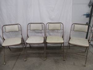 Set of 4 Vintage Samsonite Folding chairs