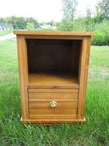 Wood End TableNight Stand