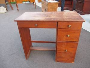 Vintage Kneehole Desk