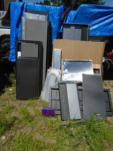 Kobalt storage cabinets. Large 2 door. Looks complete. As shown.