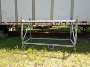 Pallet rack 60 x 42 x 96. 2 levels. Ask about grid if needed. As shown.