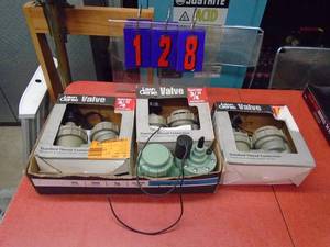 Assorted water irrigation valves. As shown.