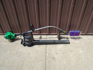 Weed Eater 2 cycle weed trimmer & craftsman 110 volt blower. Both tested & works. As shown.