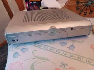 lot 76 image: Vintage Sears Solid State Cassette Recorder, ACDC Powered, but missing AC Cord, Direct TV Box, Desk Organizer