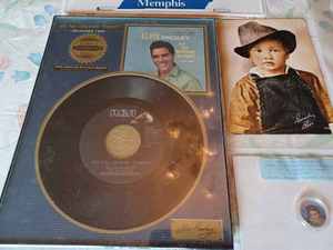 lot 119 image: Limited Series No. 5 of 90 RIAA Certified Platinum Record Are You Lonesome Tonight Released in 1960 on RCA Victor