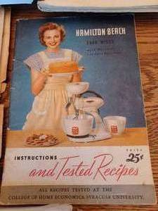 lot 144 image: Six Vintage Cook Books, Paperback Household Hints & Handy Tips, New Pair of Scissors and Many Hand Written Recipes
