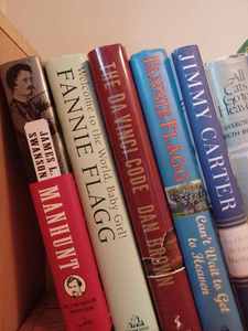 lot 230 image: 29 Books, 13 are Hard Cover, Novels, Fiction, and More See Photos for some of the titles