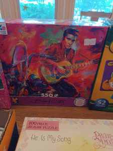 lot 289 image: Ten Puzzles and a Box of Craft Items and Toys