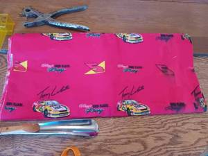 lot 290 image: New Material of Nascar #5 Terry Labonte Kelloggs Corn Flakes Racing Team, 4-Rain Gauges (4-Glass and 1-Plastic), Leather Punch, Scissors