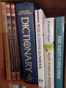 lot 293 image: About 48 Hard Cover and Paperback Books including Childrens Books, Jerry Bakers Gardening and Household Tips