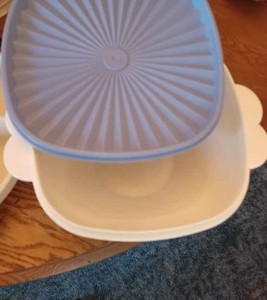 lot 302 image: Assorted Tupperware Containers and Serving Pieces with Lids