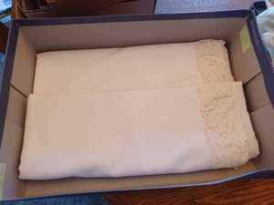 lot 330 image: Box of Seven Table Cloths including One Plastic Christmas Table Cloth