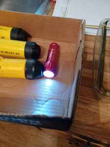 lot 369 image: Four Flashlights, 2 with Batteries and Work and 2 without Batteries