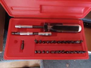 lot 379 image: Three Tools Sets DIY 40 Piece 38-inch Drive and 14-inch Drive Socket Set, and Two Manual Driver Sets with Bits