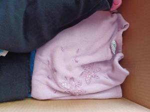 lot 394 image: Box of Womens Size XL Tops and a SpringFall Jacket