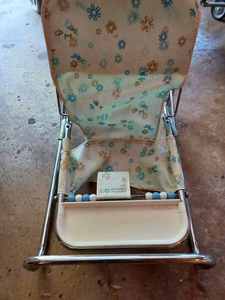 lot 398 image: Comfort Line Vintage Baby Jumper in Original Box, Has a Chip broken out of the tray of Jumper