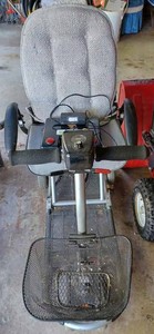 lot 414 image: PMMC Fold & Go Power Chair with Battery and Charger - Condition Unknow