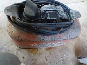 lot 416 image: Vintage Johnson Mile Master Metal Boat Tank