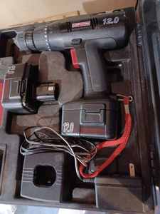 lot 510 image: Craftsman 12-Amp Cordless DrillDriver with Two Batteries, Charger, and Case