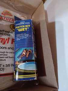 lot 519 image: Box of Hardware Partial Package of Self-Stick 12-inch Rubber Weather Stripping, Partial Package of Self-Adhesive 38-inch
