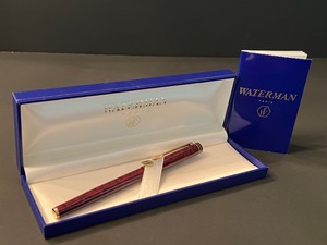 lot 7 image: Red Lacquer Waterman Pen